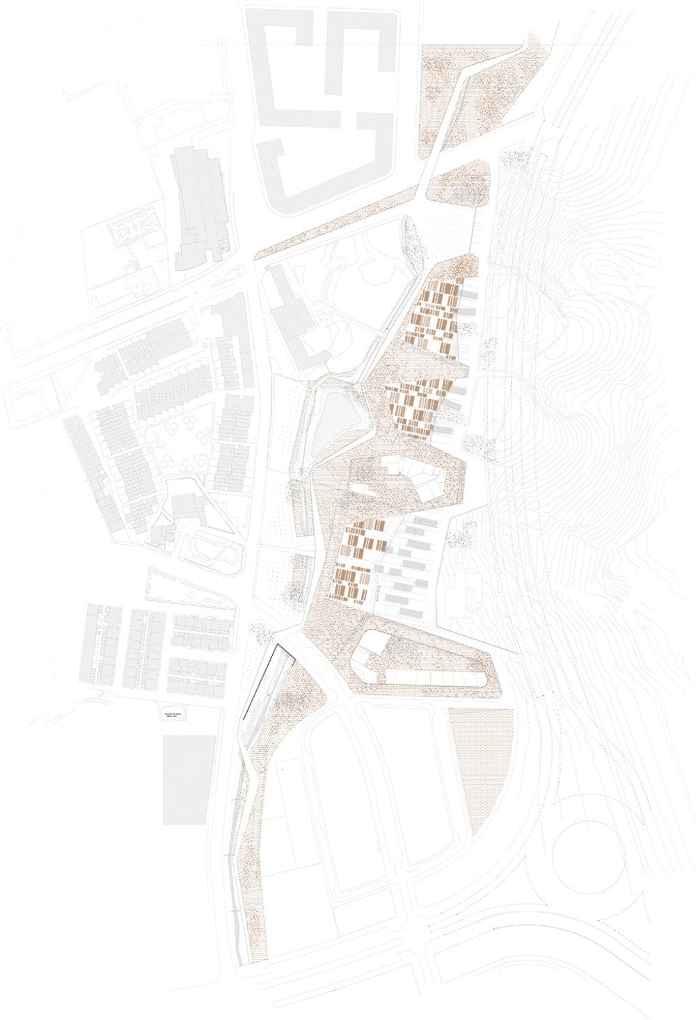 Europan 10 - AtelierBarda architecture - Espagne -Plan masse
